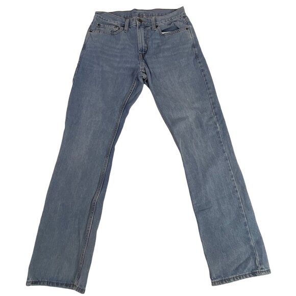 Old Navy Men's Straight Fit Jeans Light Wash 30x30 Blue 100% Cotton Denim - Picture 1 of 7